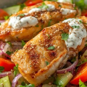 grilled fish salad